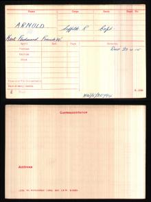 Medal Index Card