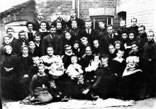 he is in the family photo including his grandparents George Meek and Griselda Tyrell CREDIT: Richard Medved